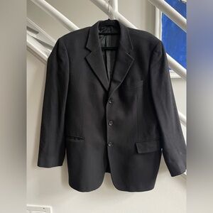 Men’s Harold Powell black 100% camel hair sport coat